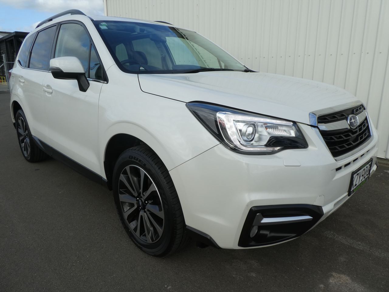 2017 white Subaru Forester