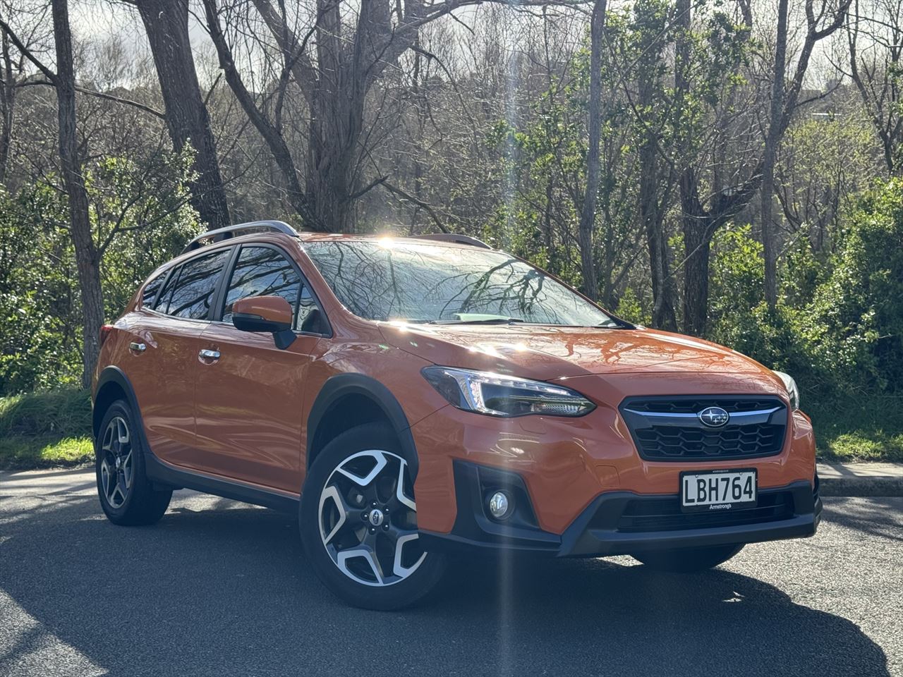 2017 orange Subaru XV