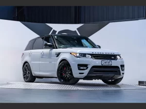 2017 white Land Rover Range Rover