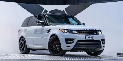 2017 white Land Rover Range Rover