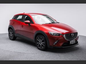 2017 red Mazda CX-3