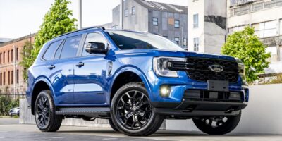 2021 Blue Ford Everest Sport Bi-Turbo