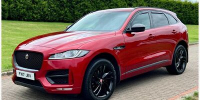 2017 Red Jaguar F-pace