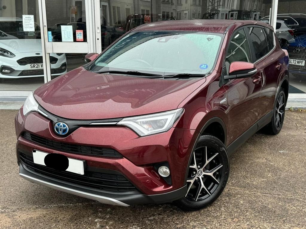 2017 Red Toyota RAV4 VVT-h Icon CVT