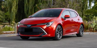 2018 Red Toyota Corolla Sport Hybrid G