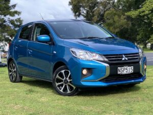 2021 Blue Mitsubishi Mirage XLS