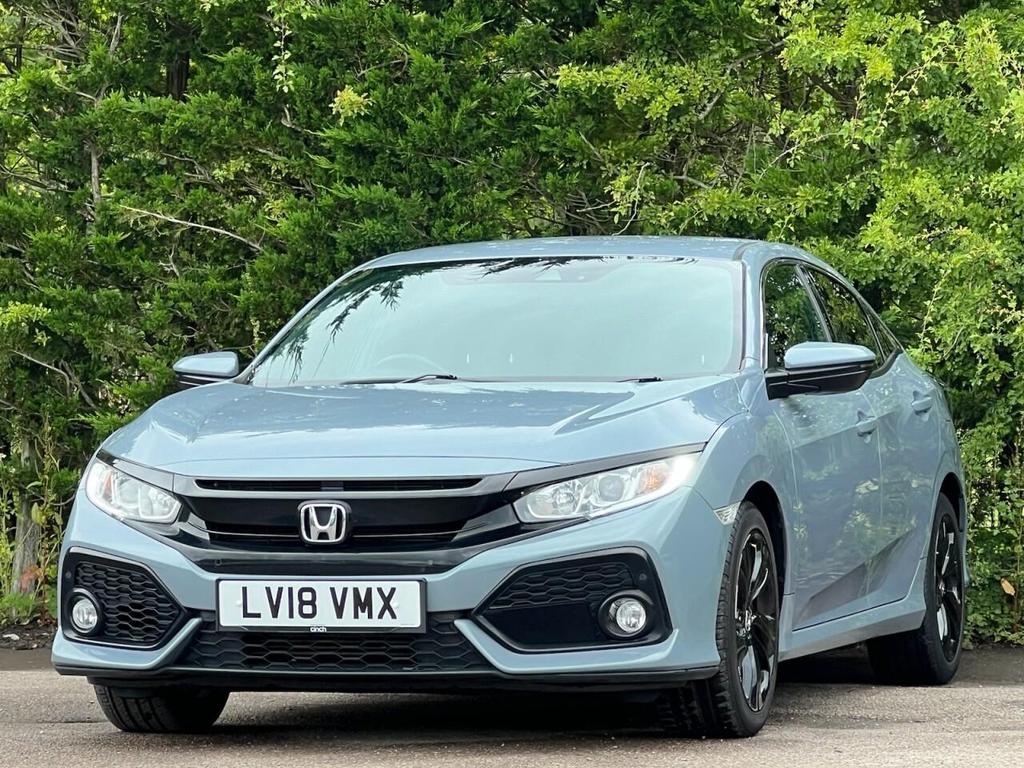 2018 Blue Honda Civic