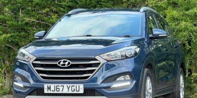 2017 Blue Hyundai Tucson CRDI