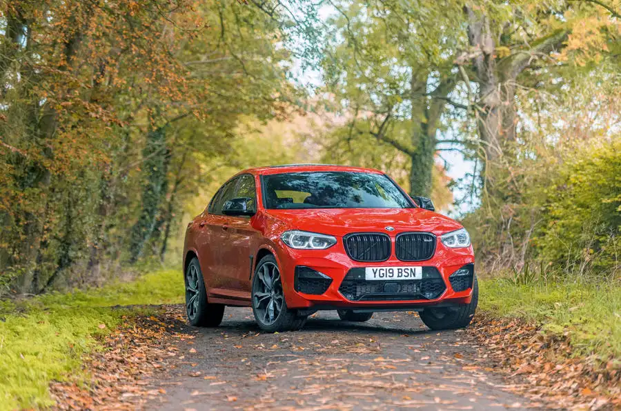 BMW X4 Red Front View