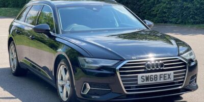 Black 2018 Audi A6 Avant TDI 40 Sport