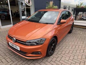 2017 Orange Volkswagen Polo TSI