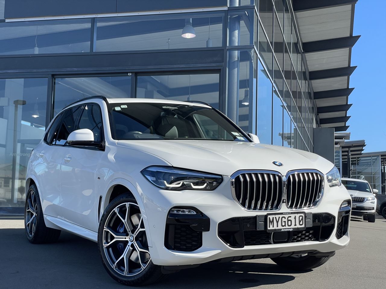 2020 white BMW X5