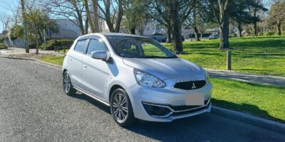 2017 silver Mitsubishi Mirage