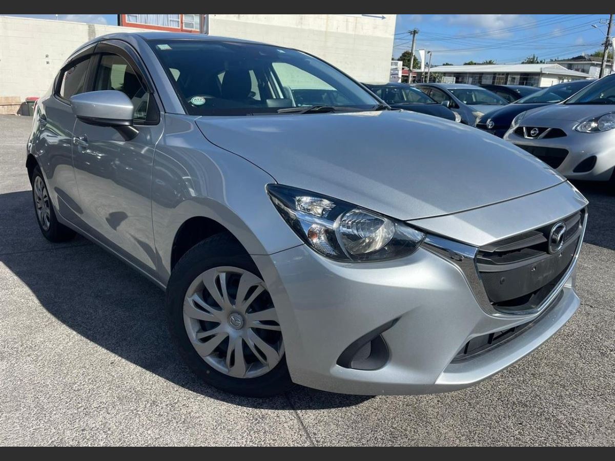 2018 grey Mazda Demio