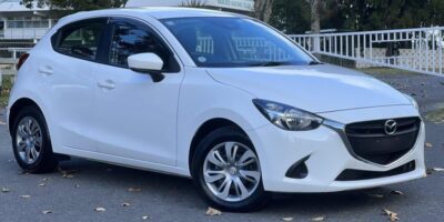 2018 white Mazda Demio