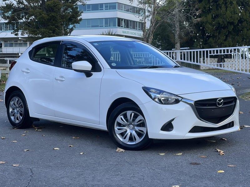 2018 white Mazda Demio