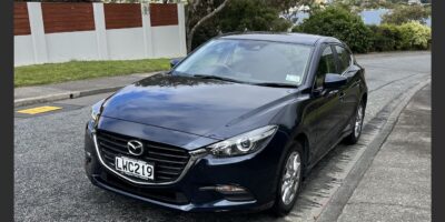 2017 black Mazda 3