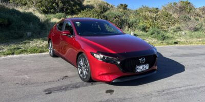 2019 red Mazda 3