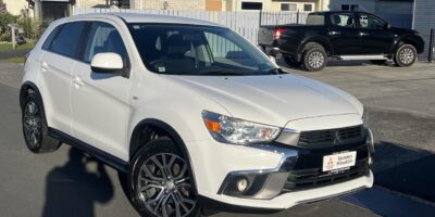 2017 white Mitsubishi ASX