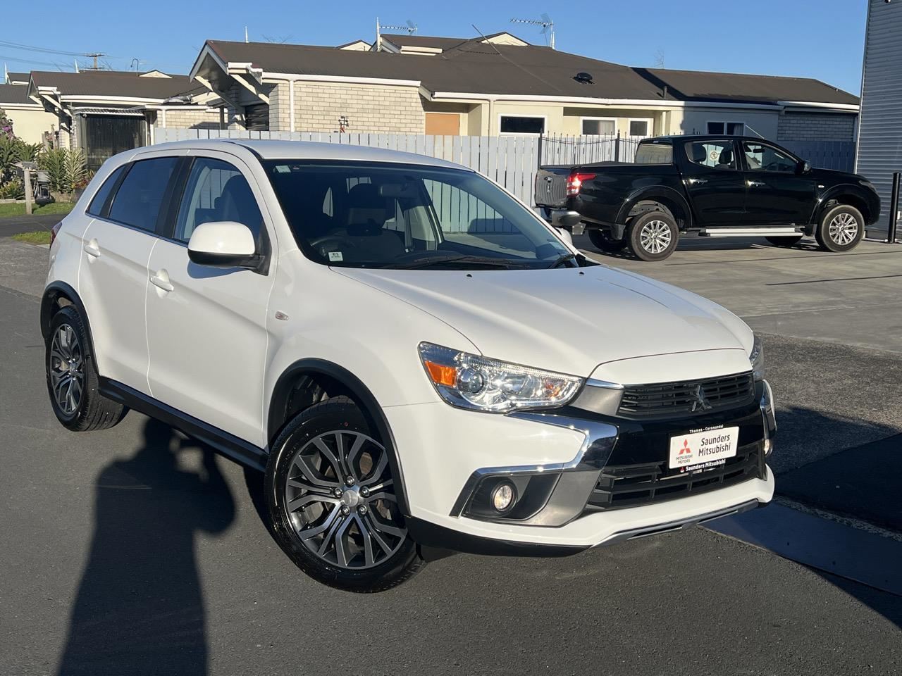 2017 white Mitsubishi ASX