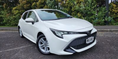 2019 white Toyota Corolla