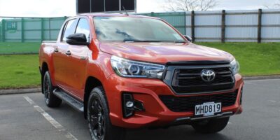 2019 orange Toyota Hilux