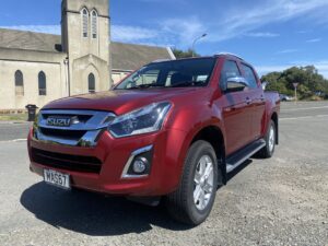 2019 red Isuzu D-Max