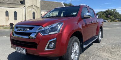 2019 red Isuzu D-Max