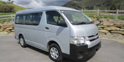 2017 silver Toyota Hiace