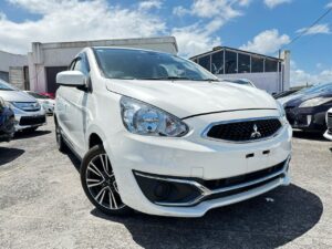 2017 white Mitsubishi Mirage