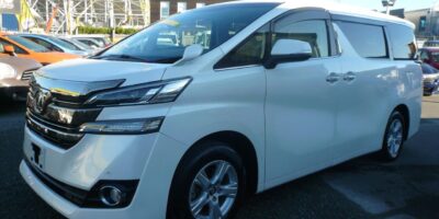 2017 white Toyota Vellfire