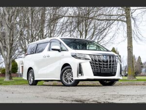 2018 white Toyota Alphard