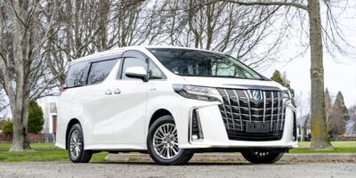 2018 white Toyota Alphard