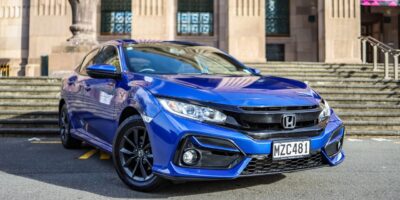 2020 blue Honda Civic