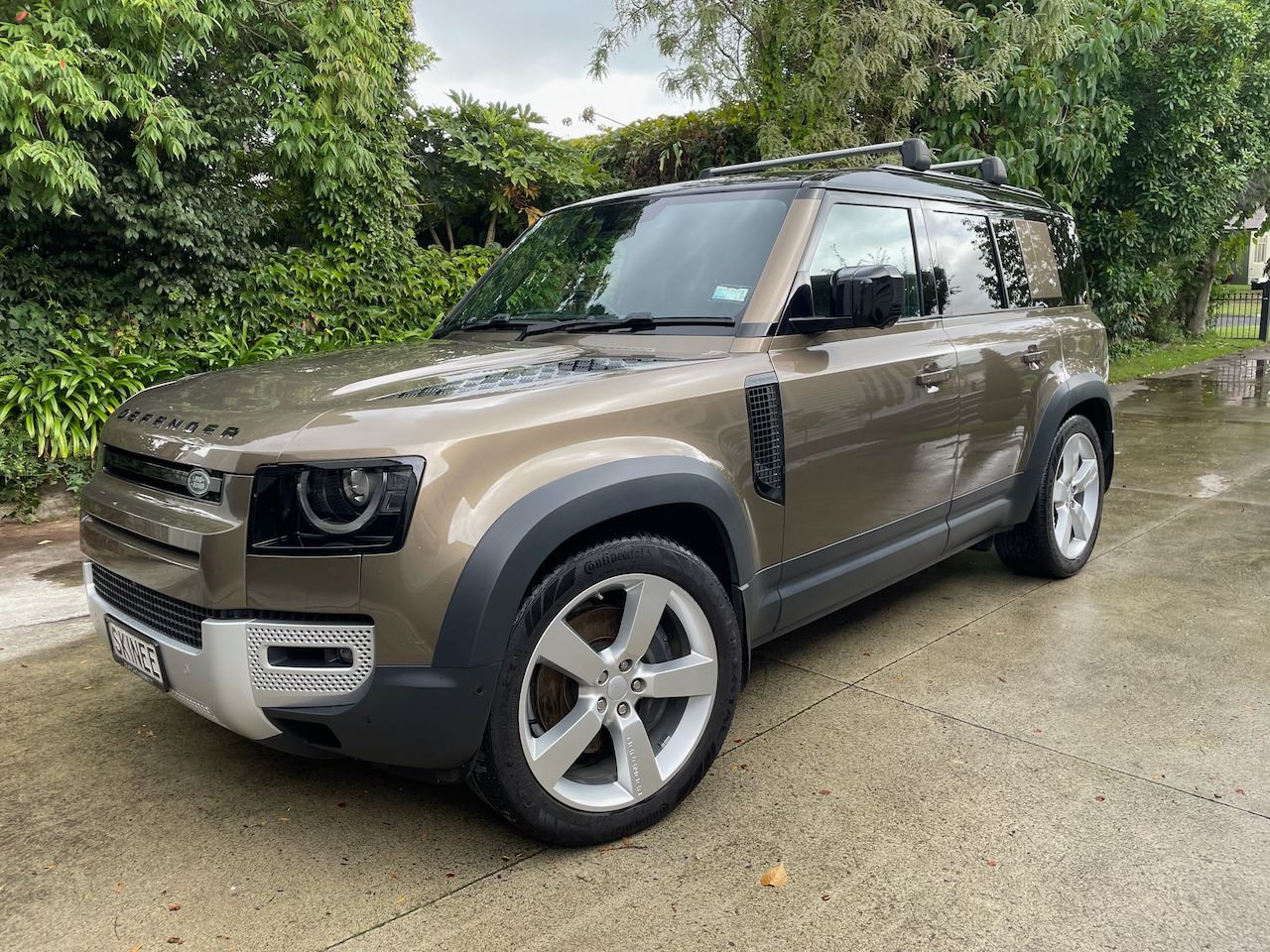 2020 brown Land Rover Defender