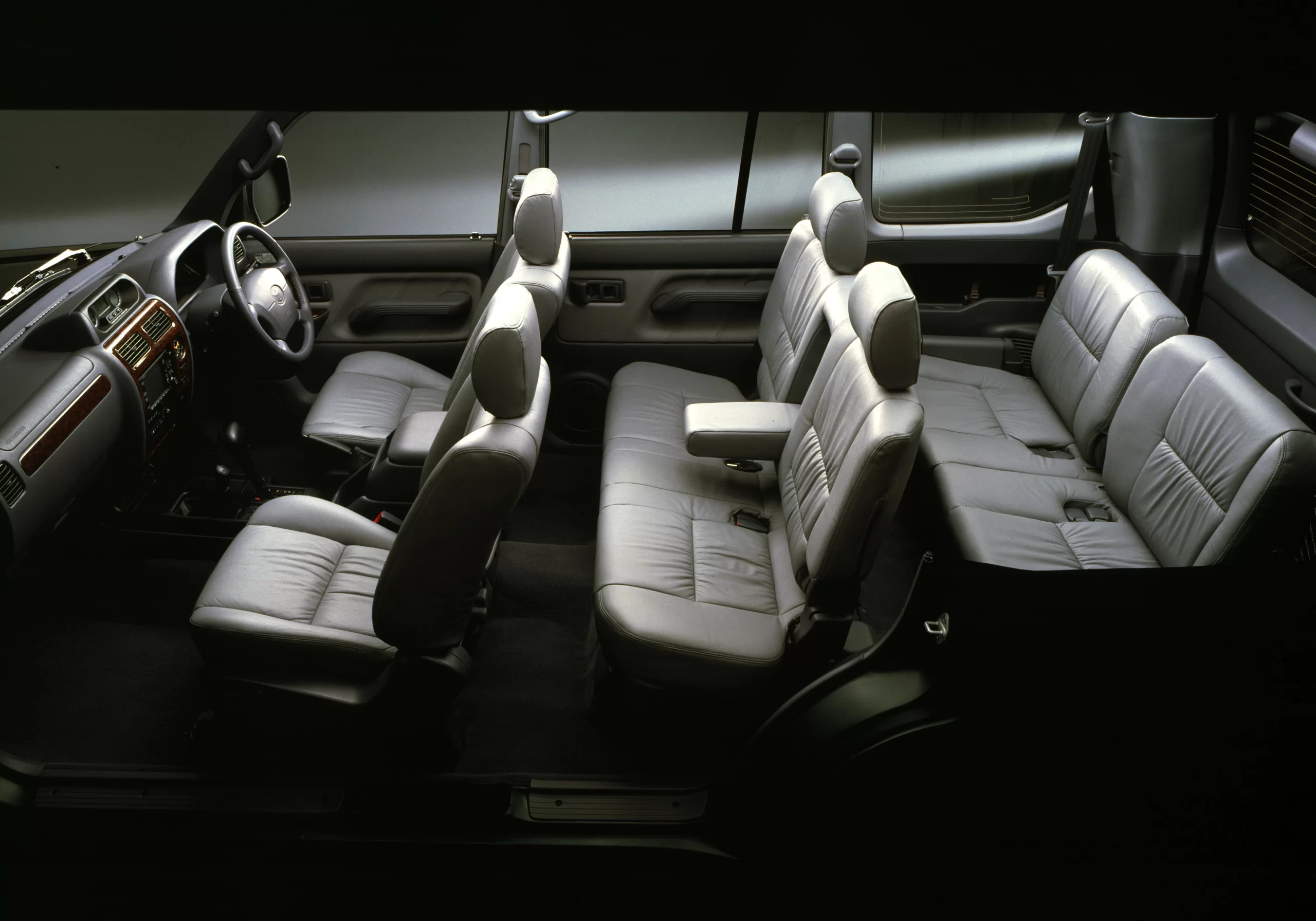 An image of the Prado Land Cruiser interior seats