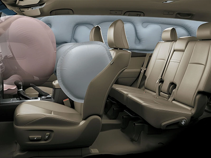 An image of Prado Land Cruiser airbags