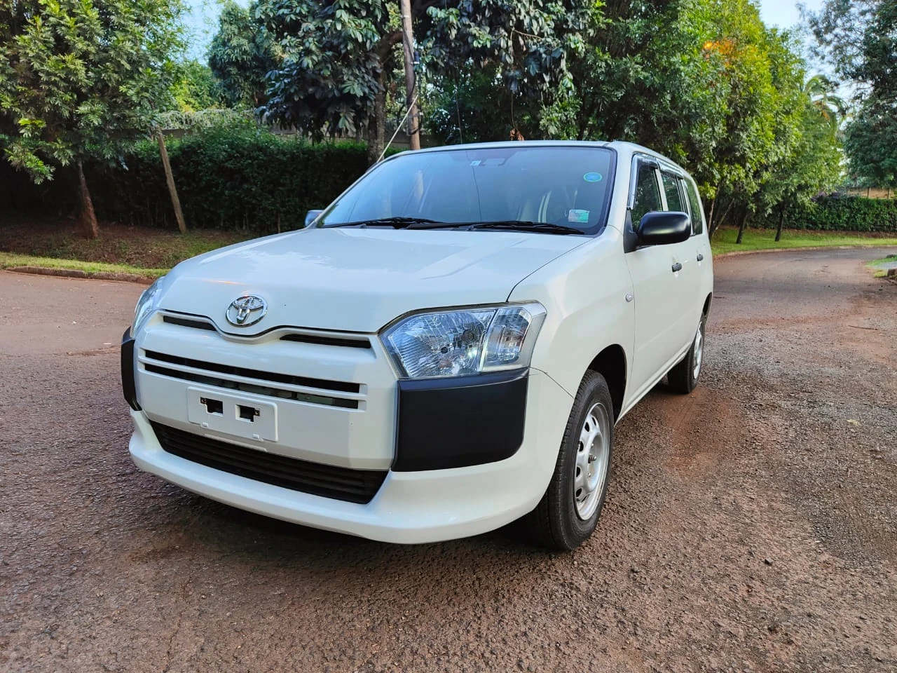 A front, left-side view of the Toyota Probox