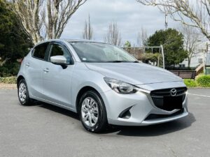 2019 silver Mazda Demio