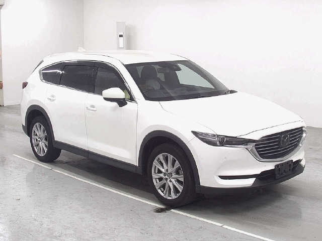 2017 white MAZDA CX-8