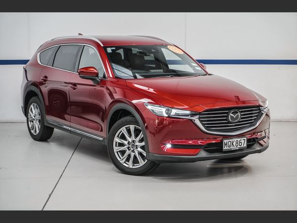 2017 red Mazda CX-8