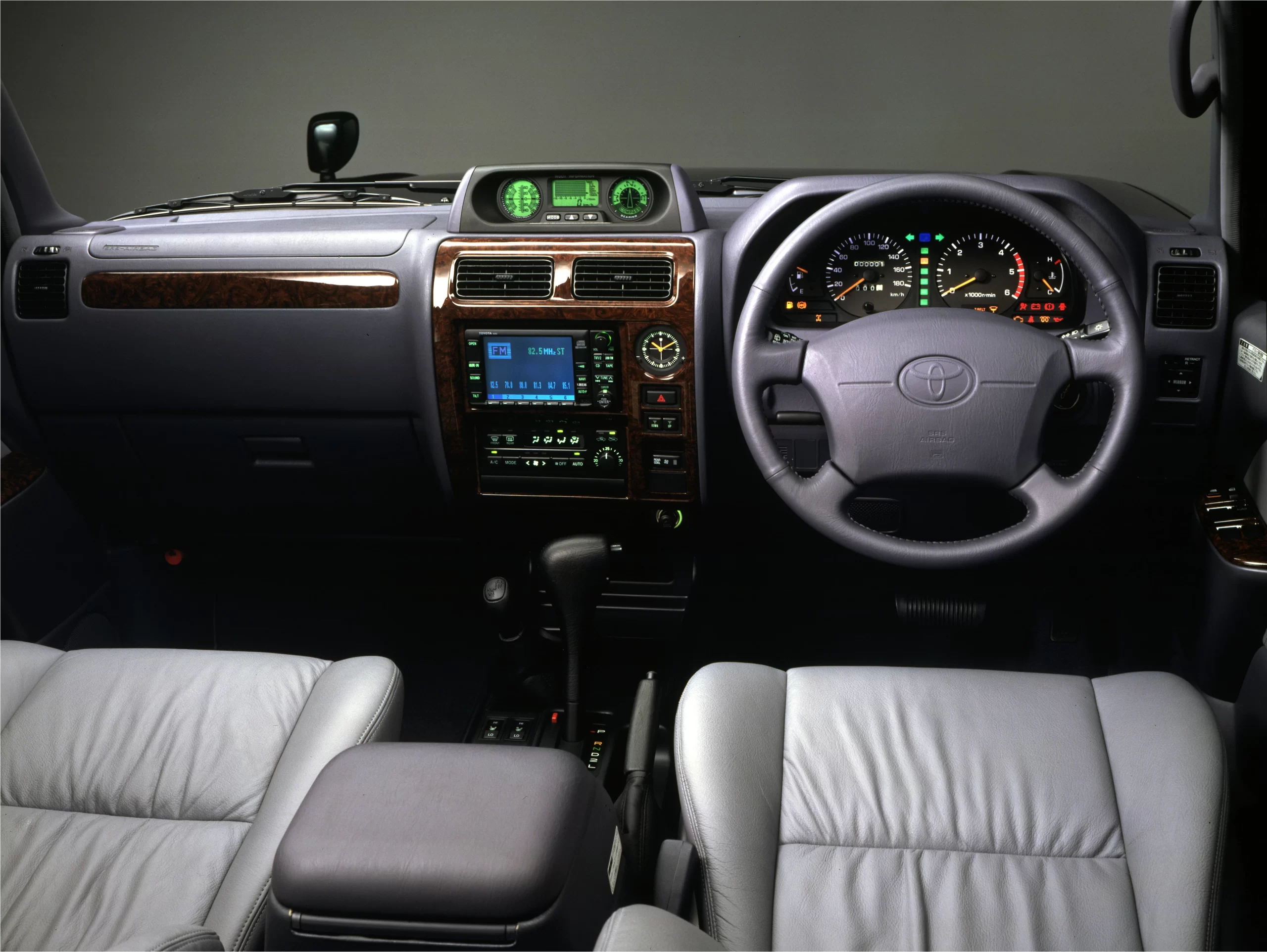 An image of the Prado infotainment system