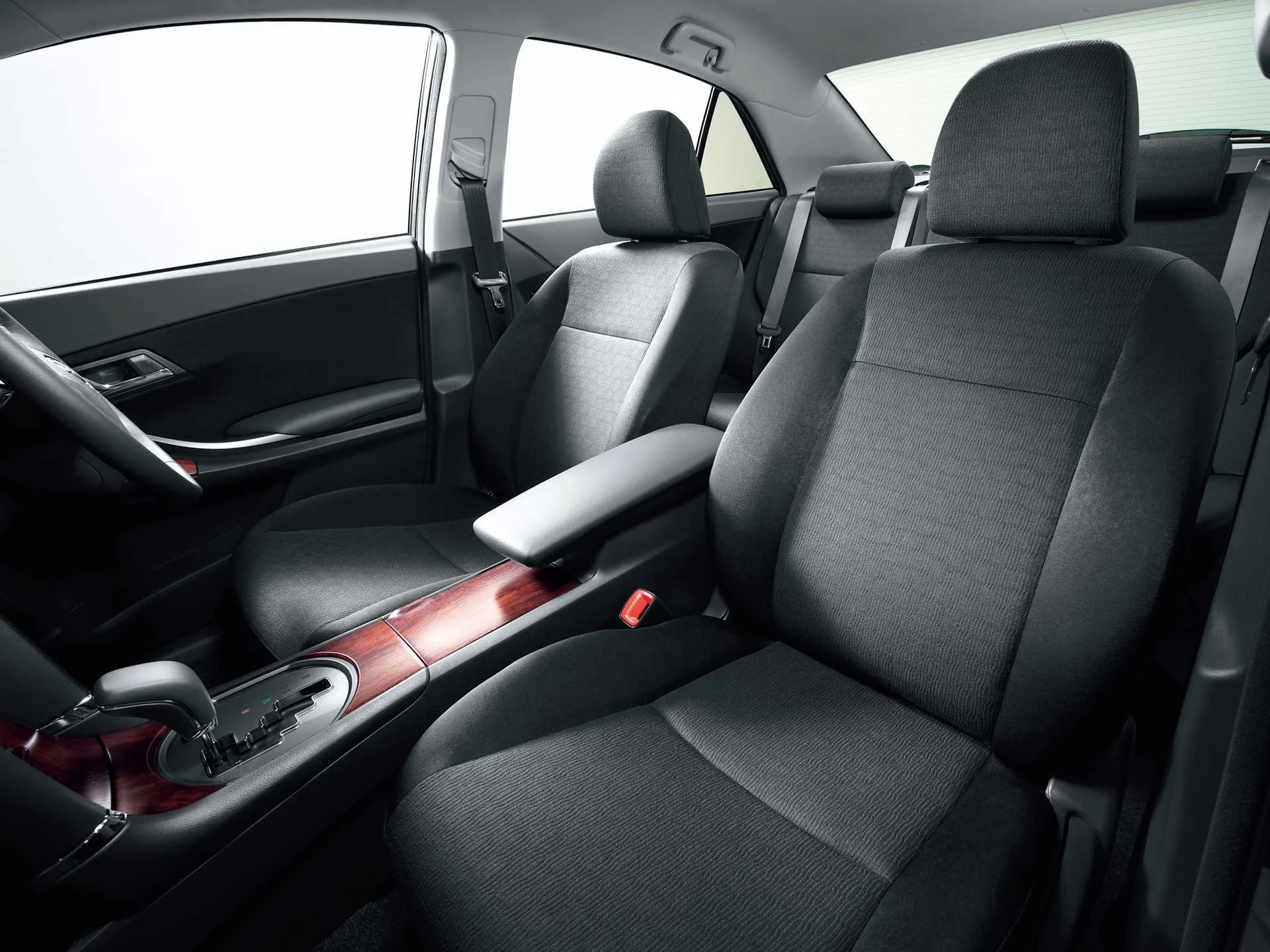 An image of a Toyota Allion with fabric seats