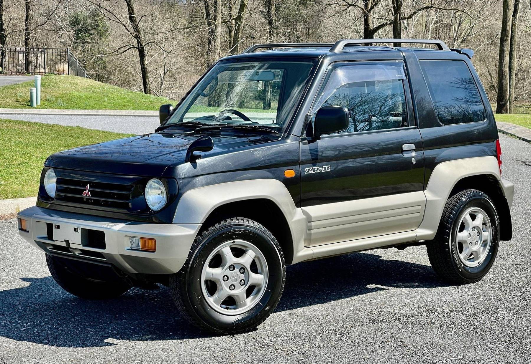 1996 Black Mitsubishi Pajero Junior