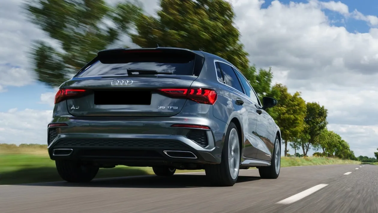 Audi A3 on the road