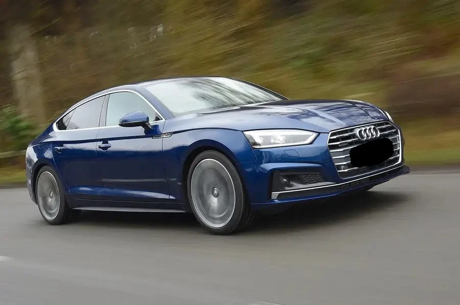 Audi A5 on the road