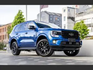 2021 Blue Ford Everest Sport Bi-Turbo