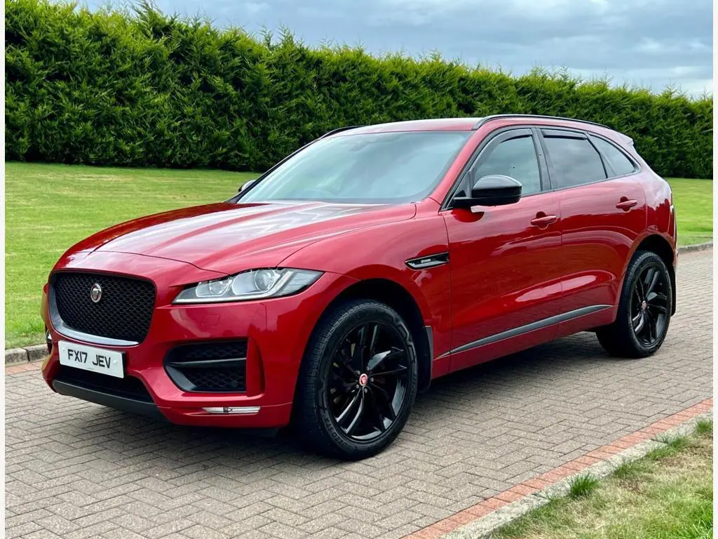 2017 Red Jaguar F-pace