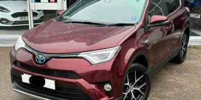 2017 Red Toyota RAV4 VVT-h Icon CVT