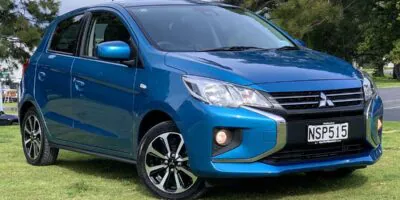 2021 Blue Mitsubishi Mirage XLS